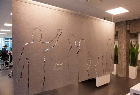 CoverSingle rumafskærmning i filt